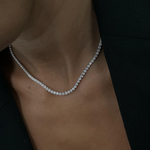 gem ore VVS BAZEL TENNIS NECKLESS MODEL LOOK 
